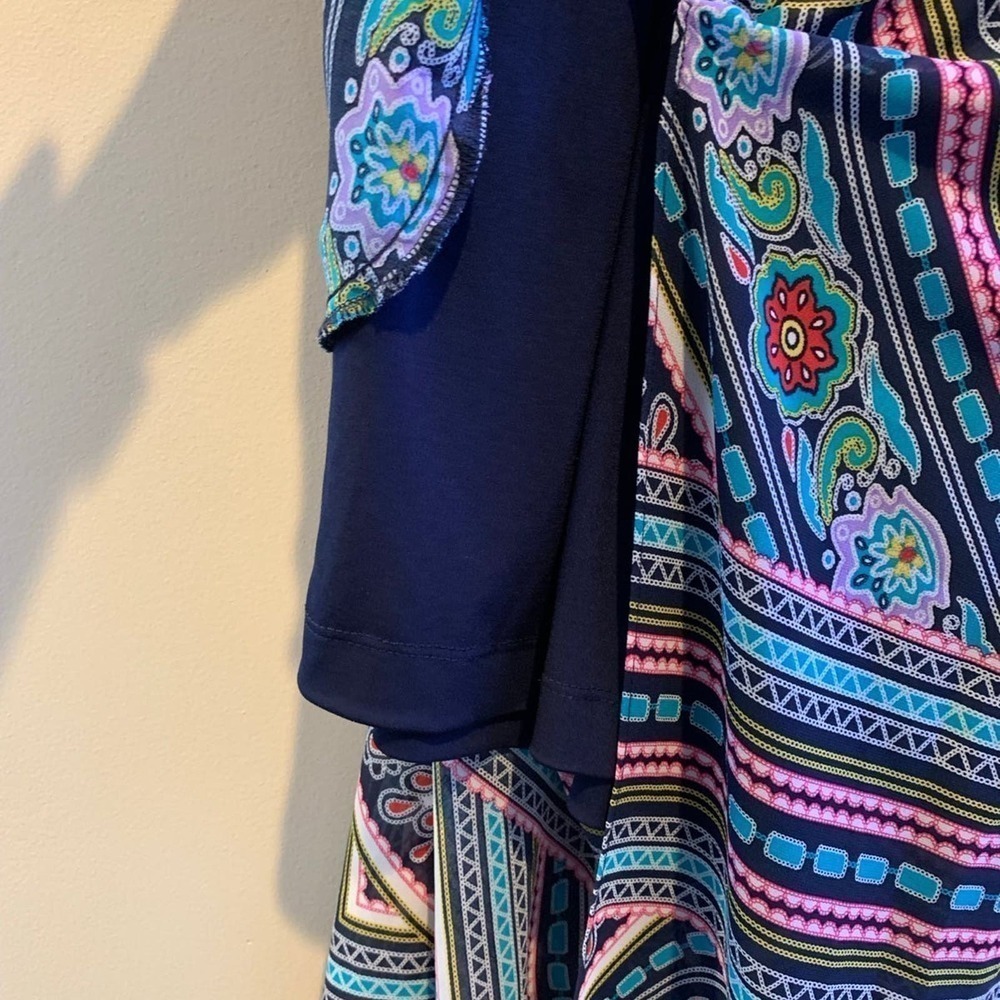 New York & Company Open Back Split Front with Shorts Underneath Small Maxi Dress - Picture 4 of 7
